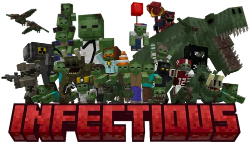 Infectious - Zombie Apocalypse — Minecraft mod, rasm 1