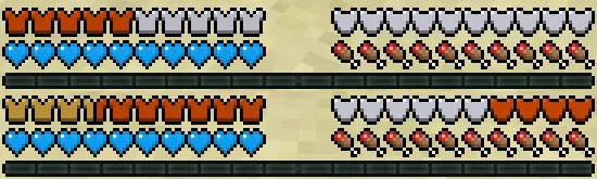 Overloaded Armor Bar — Minecraft mod, rasm 1