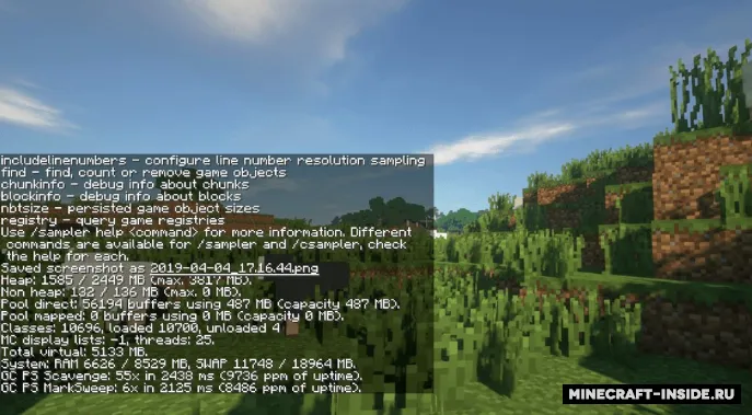 Sampler — Minecraft mod, rasm 4