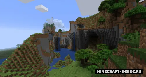 Slightly Altered Terrain Generation — Minecraft mod, rasm 1