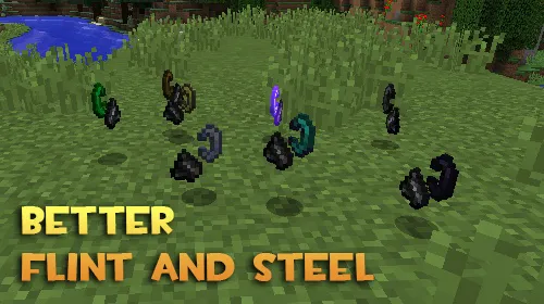 Better Flint and Steel — Minecraft mod, rasm 1