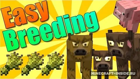 Easy Breeding — Minecraft mod, rasm 1