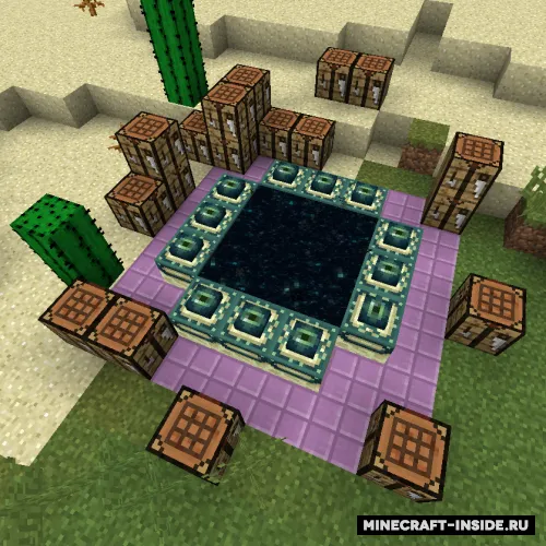 End Portal Recipe — Minecraft mod, rasm 1