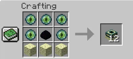 End Portal Recipe — Minecraft mod, rasm 7