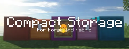 CompactStorage — Minecraft mod, rasm 1