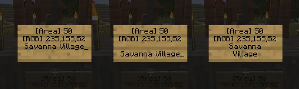 Named Areas — Minecraft mod, rasm 4