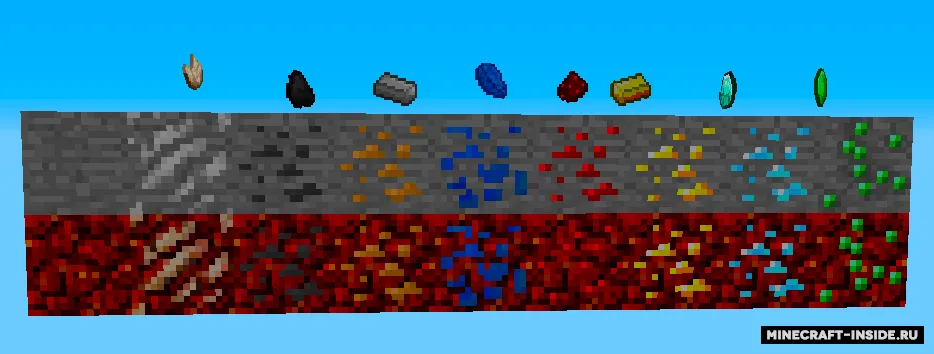 More New Nether Ores Plus — Minecraft mod, rasm 2