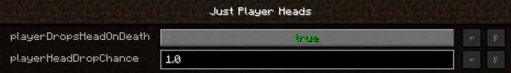 Just Player Heads — Minecraft mod, rasm 2
