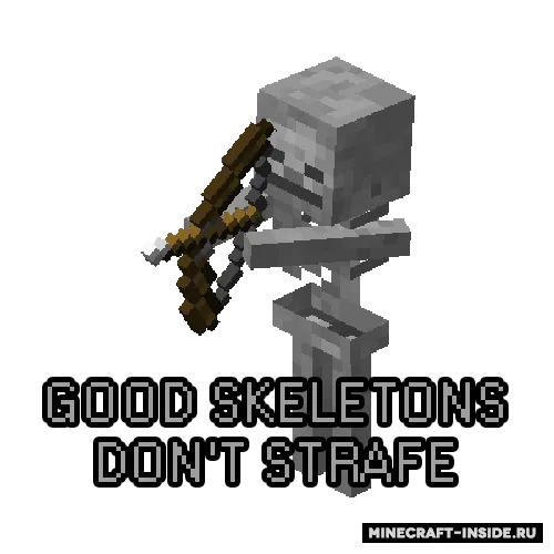 Good Skeletons Don't Strafe — Minecraft mod, rasm 1