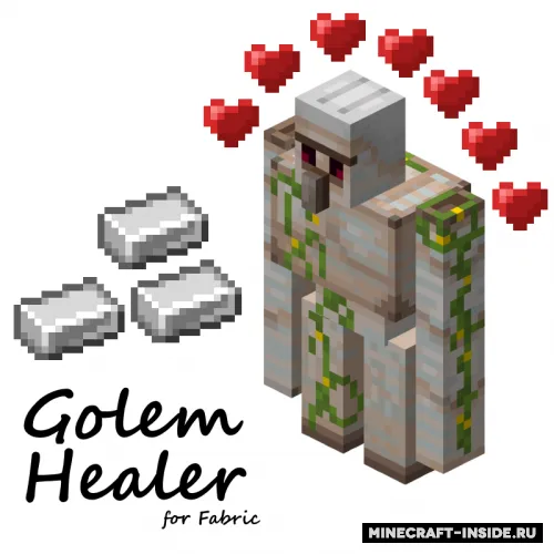 Golem Healer — Minecraft mod, rasm 1