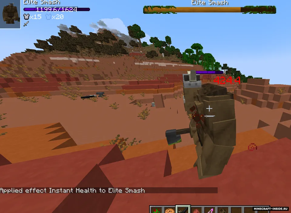 TslatEntityStatus (TES) — Minecraft mod, rasm 2
