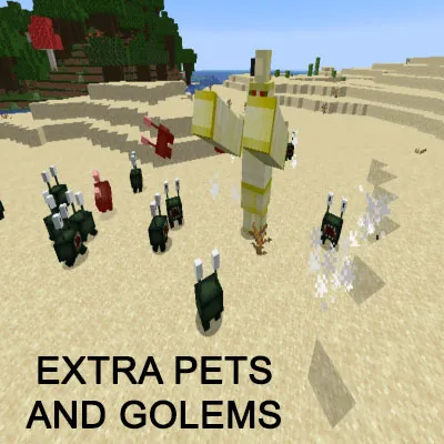 Extra Pets and Golems — Minecraft mod, rasm 1