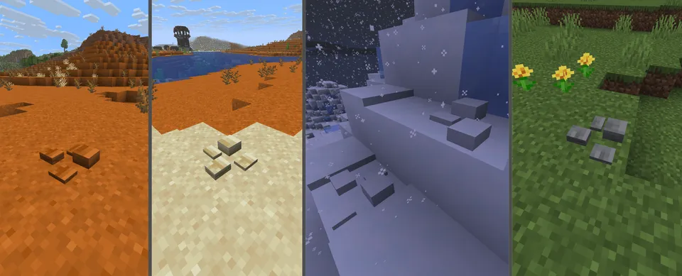 Ground Pebbles — Minecraft mod, rasm 2