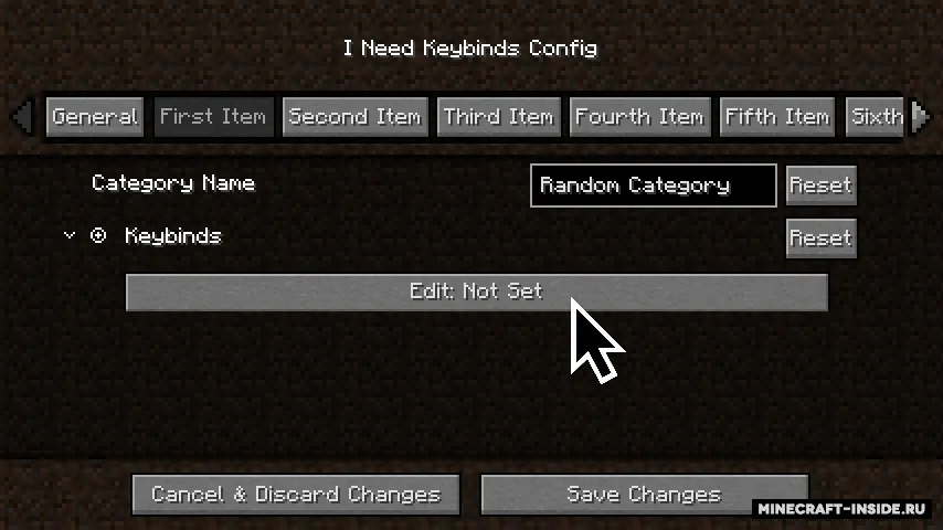 I Need Keybinds — Minecraft mod, rasm 3