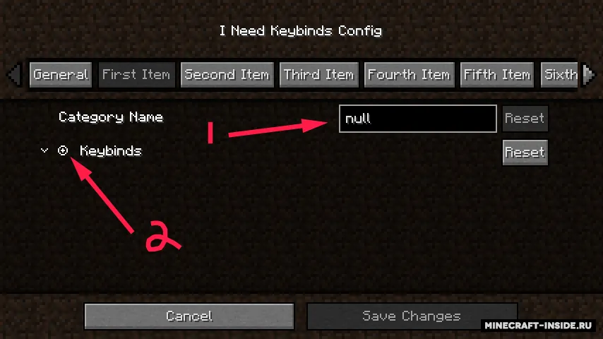 I Need Keybinds — Minecraft mod, rasm 4