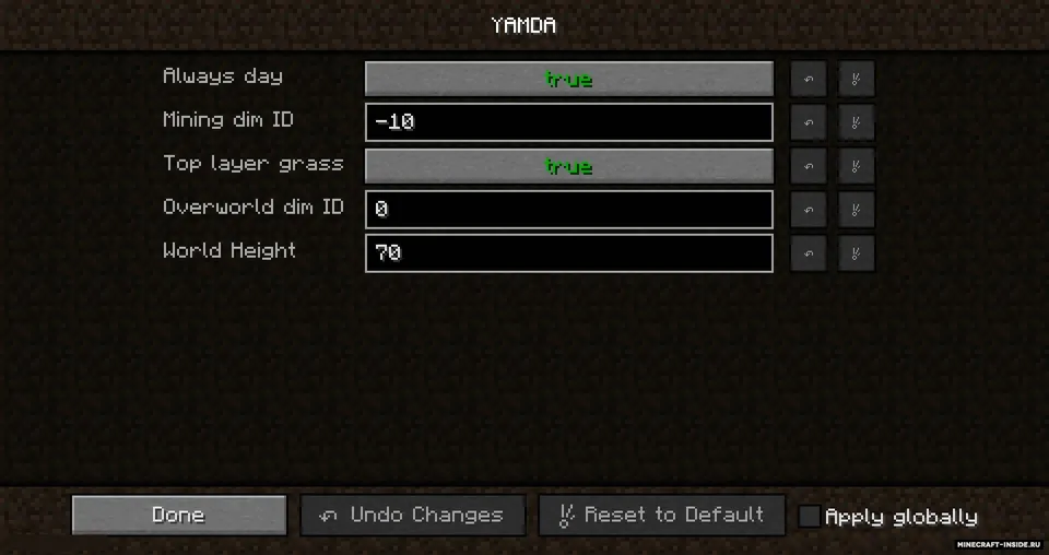YAMDA — Minecraft mod, rasm 1