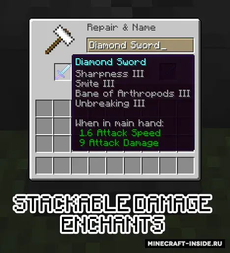 Stackable Damage Enchants