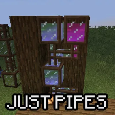 Just Pipes — Minecraft mod, rasm 1