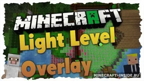 Light Level Overlay Reloaded — Minecraft mod, rasm 1