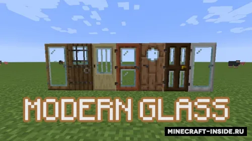 Modern Glass Doors — Minecraft mod, rasm 1