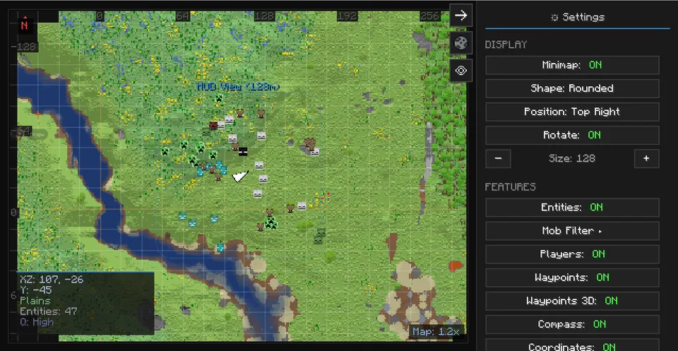 Simple World Map — Minecraft mod, rasm 2