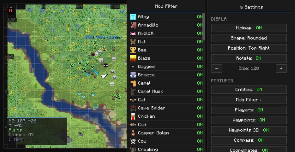 Simple World Map — Minecraft mod, rasm 5