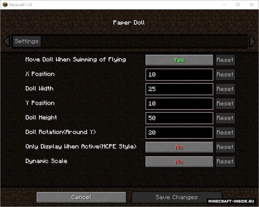 Paper Doll — Minecraft mod, rasm 5
