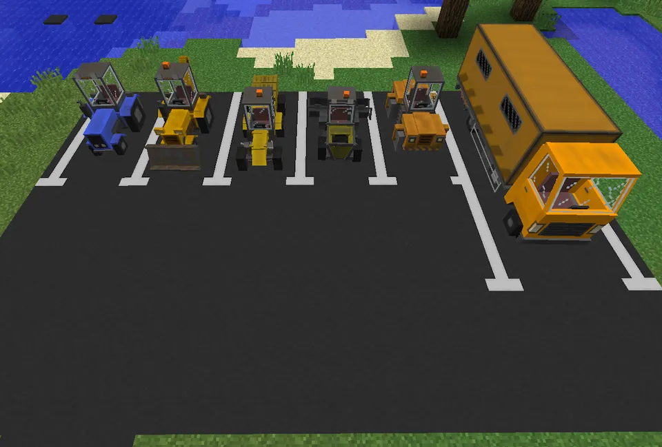 Vehicles and roads — Minecraft mod, rasm 6