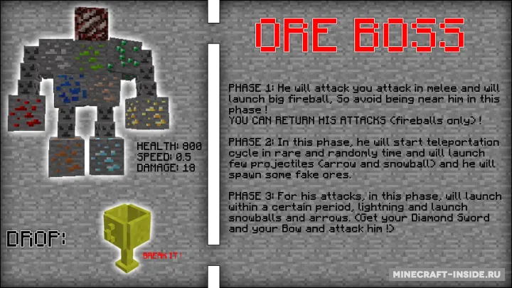 Fake Ores 2 — Minecraft mod, rasm 2