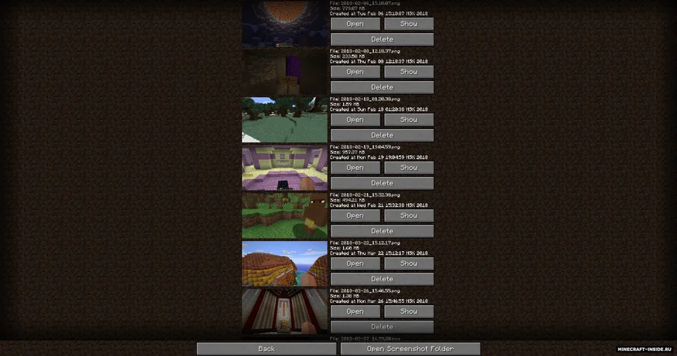 Screenshot Browser — Minecraft mod, rasm 3