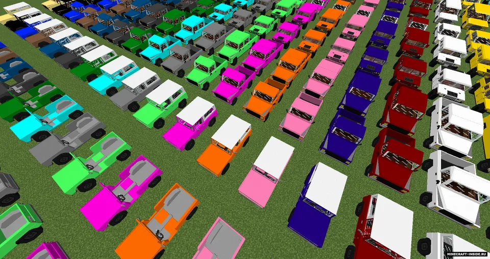Trin Civil Car Pack — Minecraft mod, rasm 3