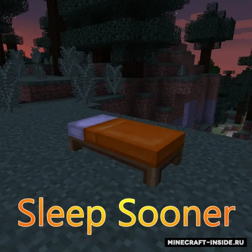 Sleep Sooner — Minecraft mod, rasm 1