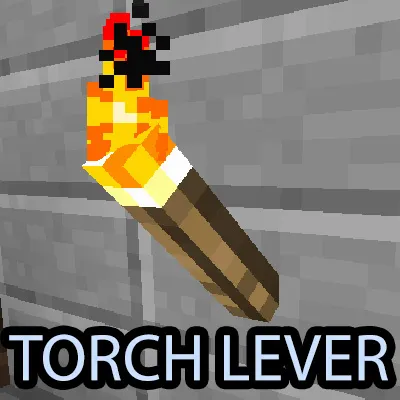 Torch Lever — Minecraft mod, rasm 1