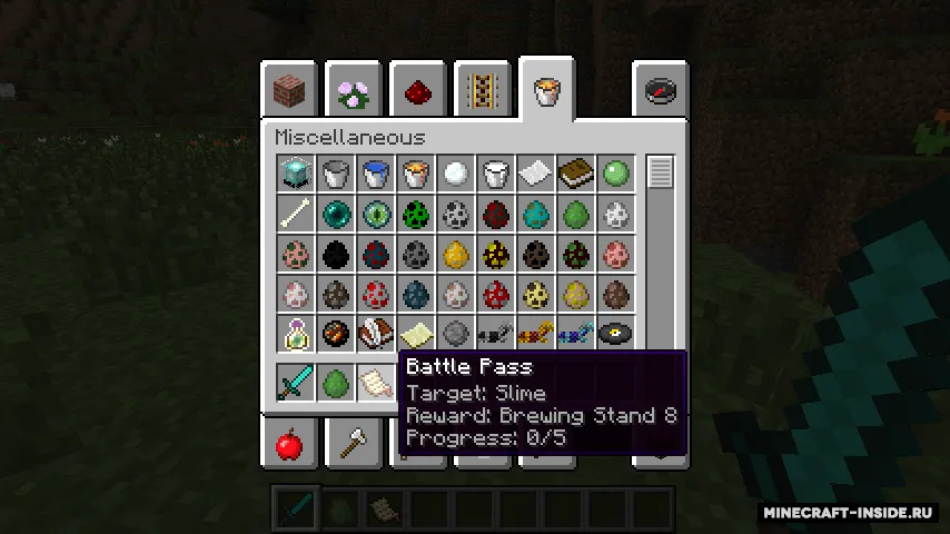 Contracts — Minecraft mod, rasm 1