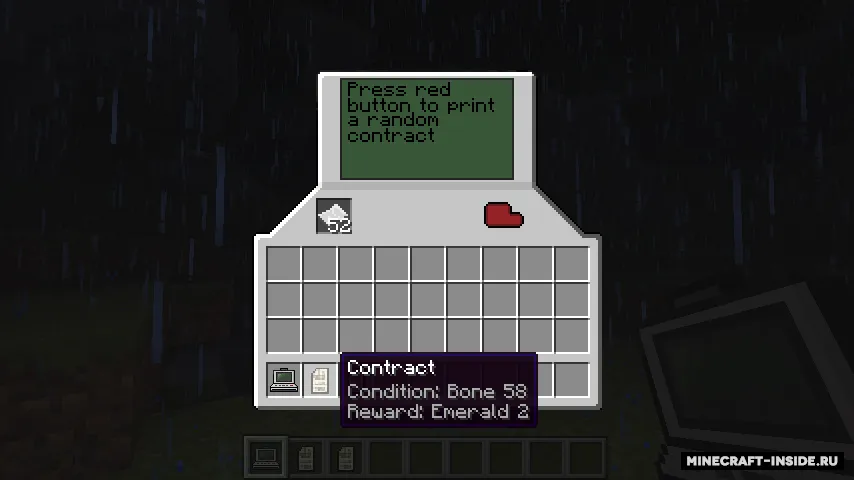 Contracts — Minecraft mod, rasm 3