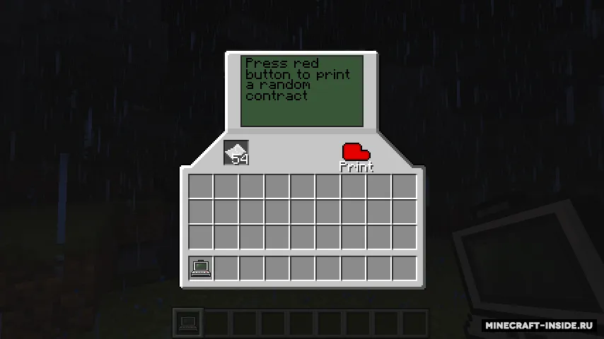 Contracts — Minecraft mod, rasm 4