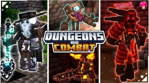 Dungeons and combat — Minecraft mod, rasm 1