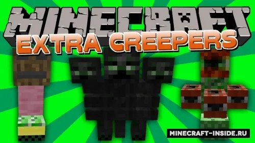 Extra Creeper Types — Minecraft mod, rasm 1
