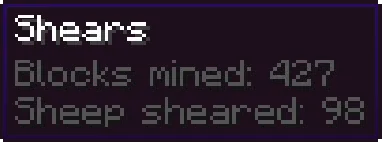 Item Stat Tracker — Minecraft mod, rasm 4