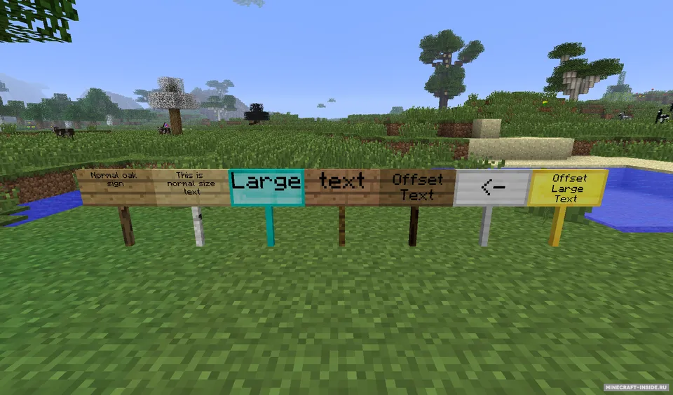 MoarSigns — Minecraft mod, rasm 2