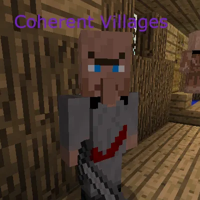 Coherent Villages — Minecraft mod, rasm 1
