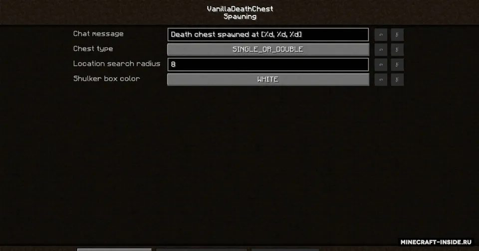 Vanilla Death Chest — Minecraft mod, rasm 4