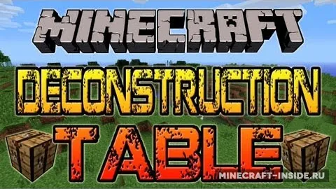Deconstruction Table — Minecraft mod, rasm 1
