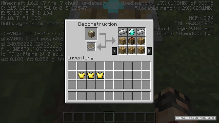 Deconstruction Table — Minecraft mod, rasm 3