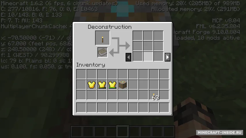Deconstruction Table — Minecraft mod, rasm 4