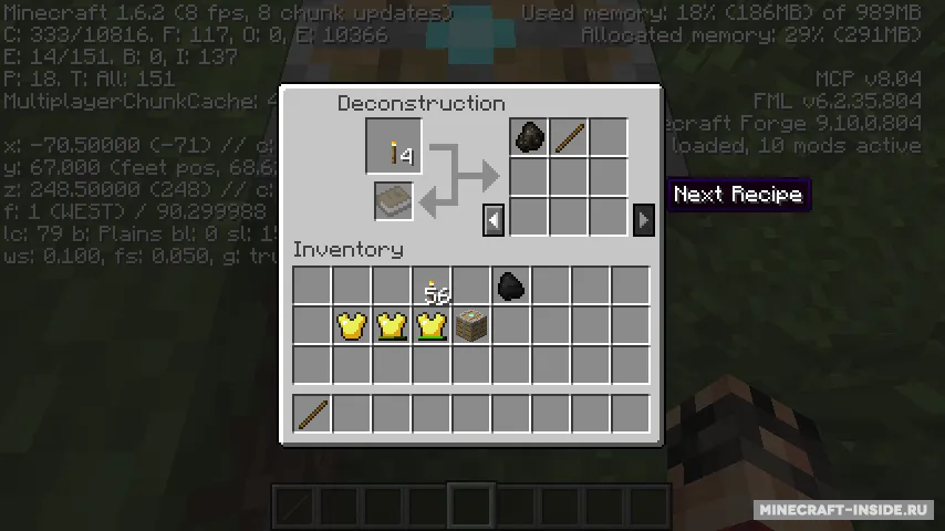 Deconstruction Table — Minecraft mod, rasm 6