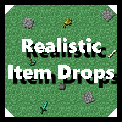 Realistic Item Drops — Minecraft mod, rasm 1