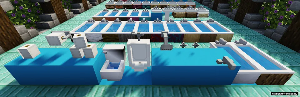 Moa decor: bath — Minecraft mod, rasm 2