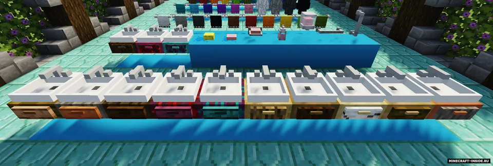 Moa decor: bath — Minecraft mod, rasm 3