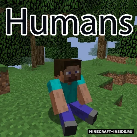 Humans — Minecraft mod, rasm 1